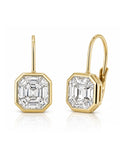 Image of: Blythe Bezel Set Diamond Dangle Earring 14K