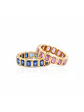 Image of: Brit Bezel Sapphire Ring 14K