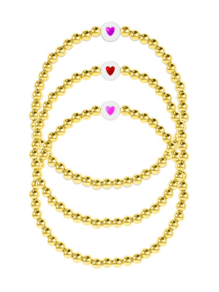 Kid Heart Stretch Bracelet