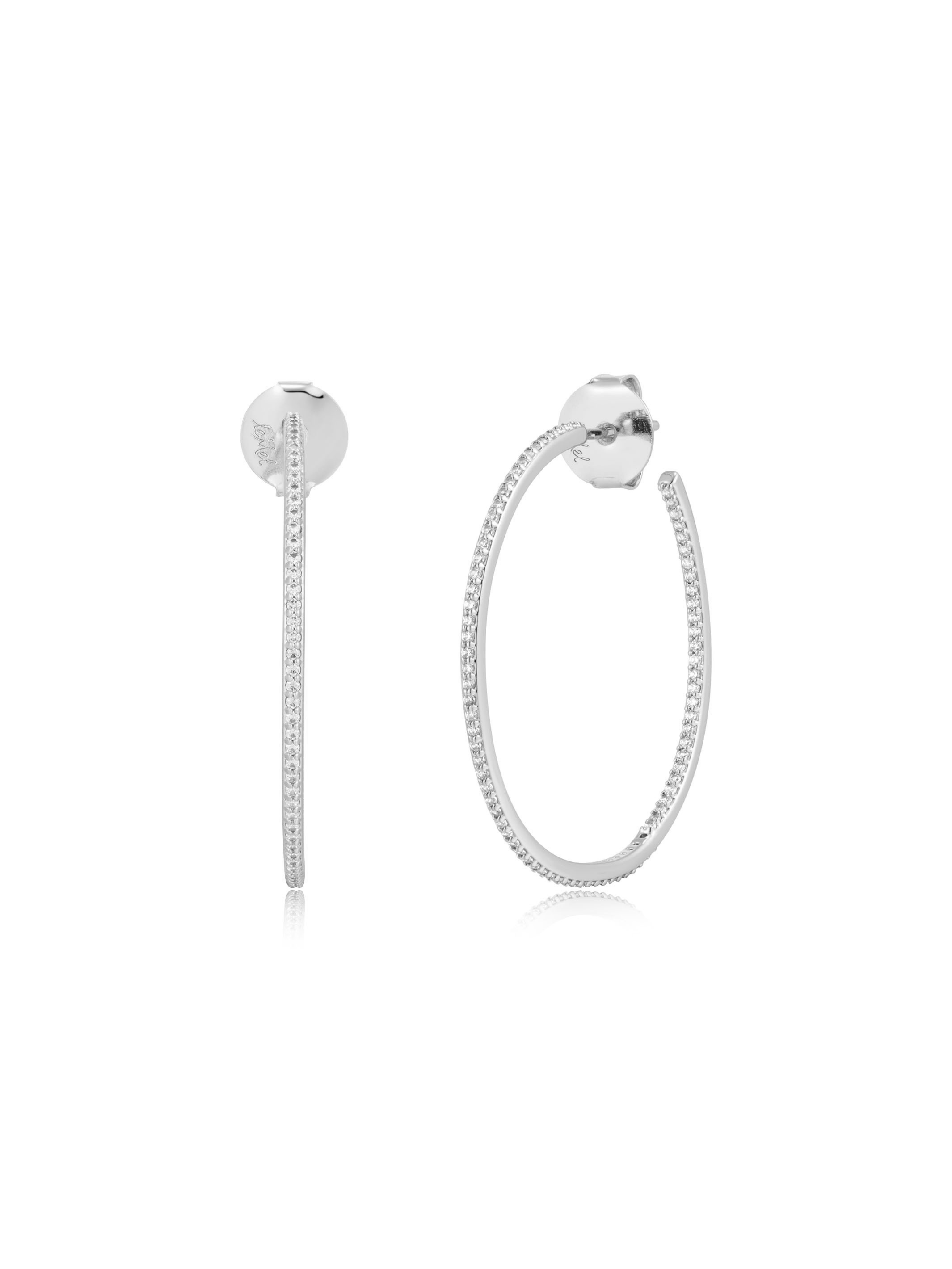 Ophelia CZ Hoop Earrings