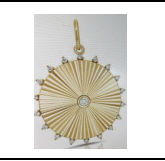 Fluted CZ Disc Charm (BUNDLES)