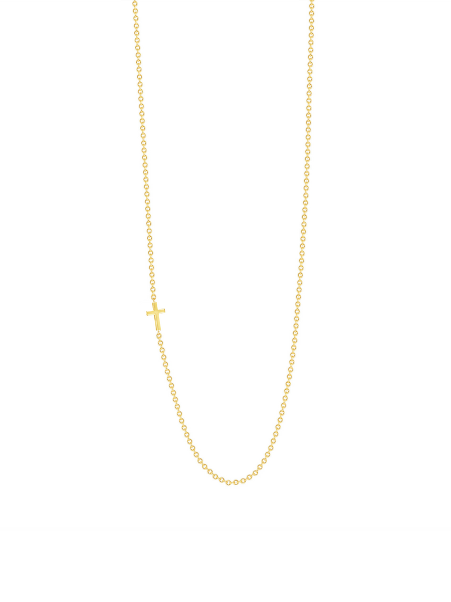 Blair Cross Necklace 14K | LeMel – LeMel