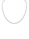 Image of: Diamond Tennis Necklace 14K - Eternity