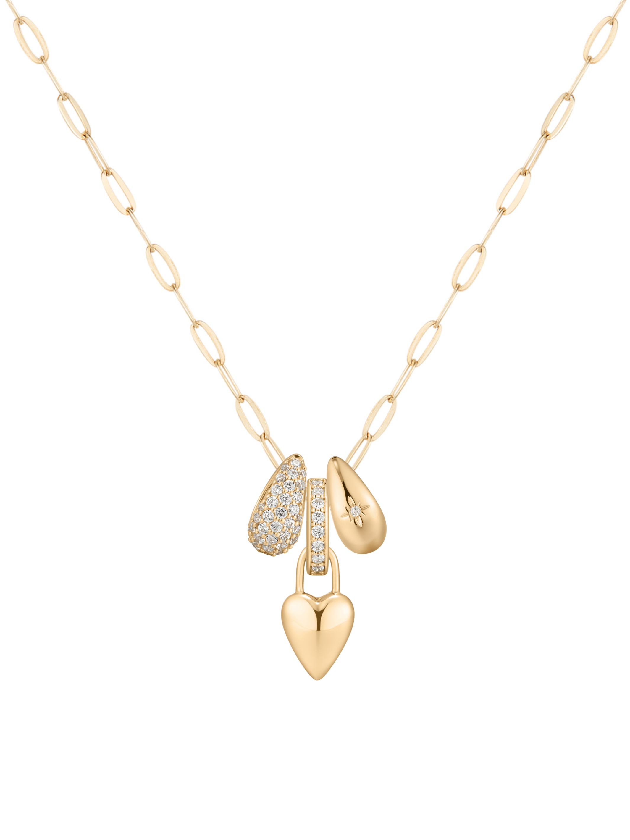 Lucy Heart Charm Necklace