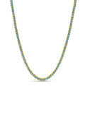 Image of: Turquoise Tennis Necklace