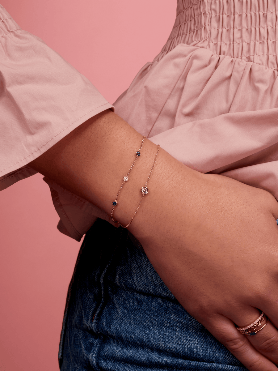 Birthstone Bracelet 14K LeMel