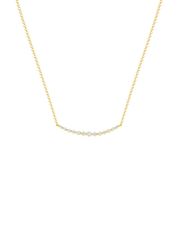 Chasing Diamonds Necklace 14K