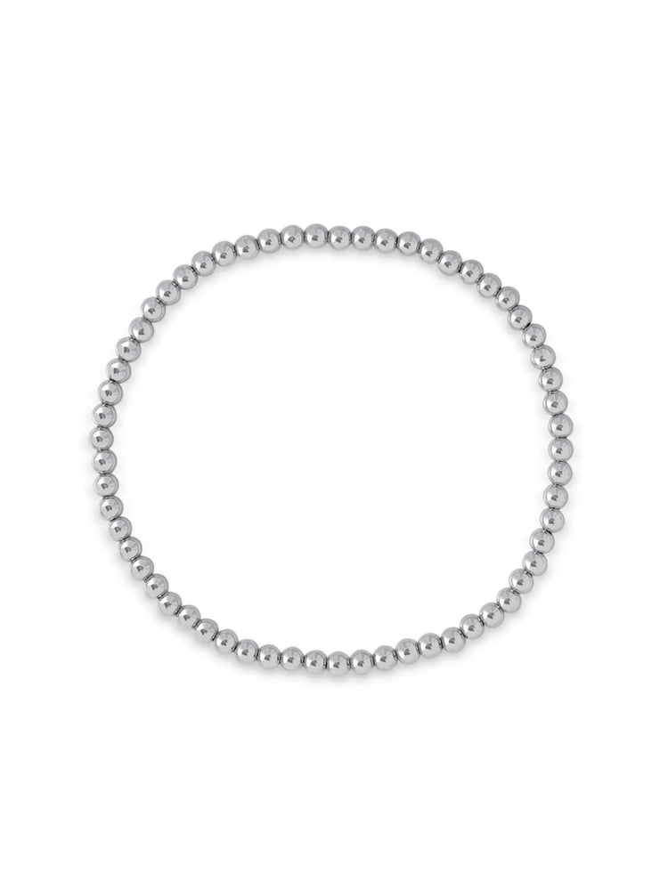 Silver Everyday Stretch Bracelet - 3mm