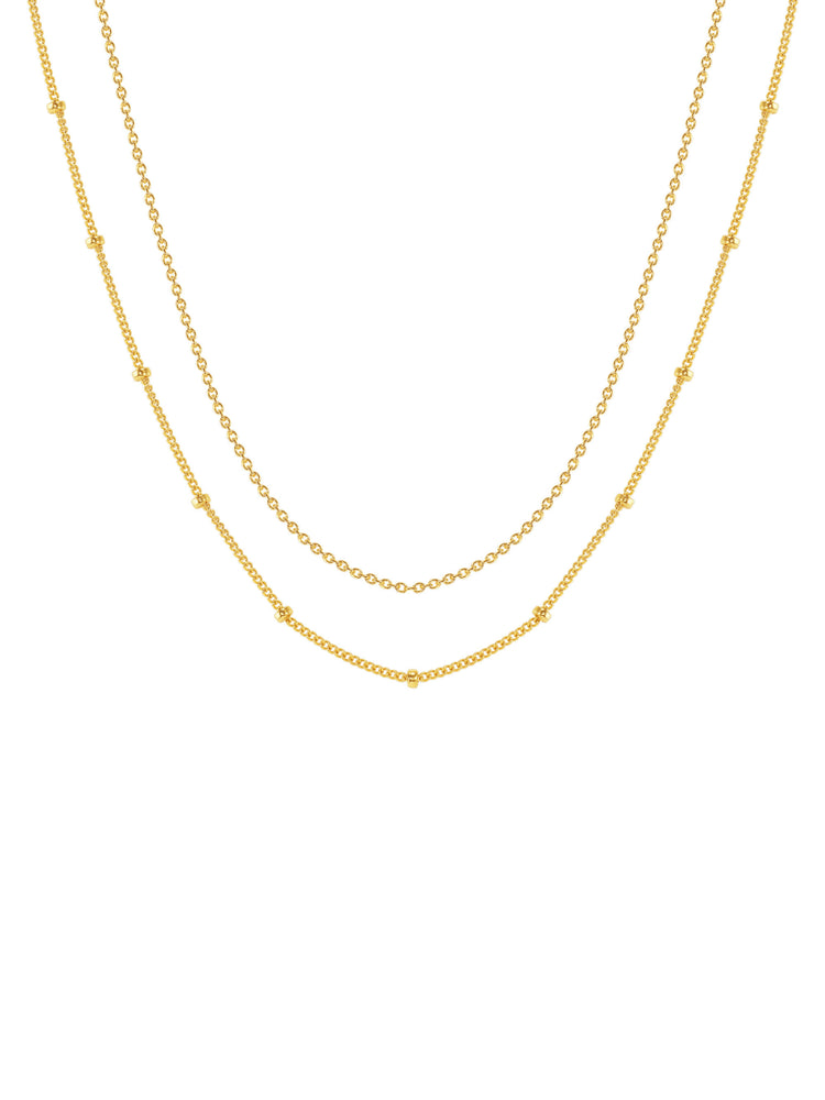 Favorite Mixed Chain Layering Necklace Set