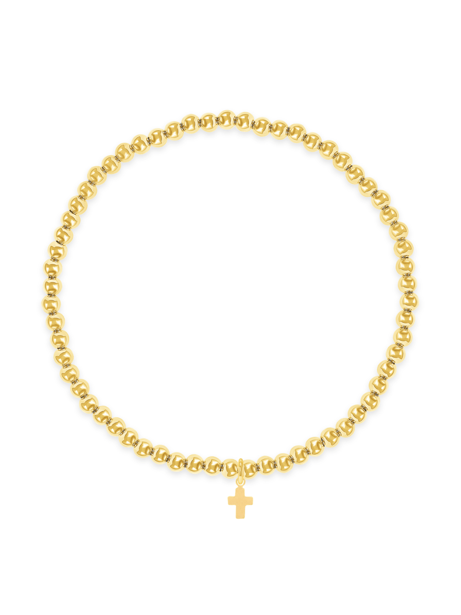 Kid Stretch Bracelet with Cross Charm - LeMel