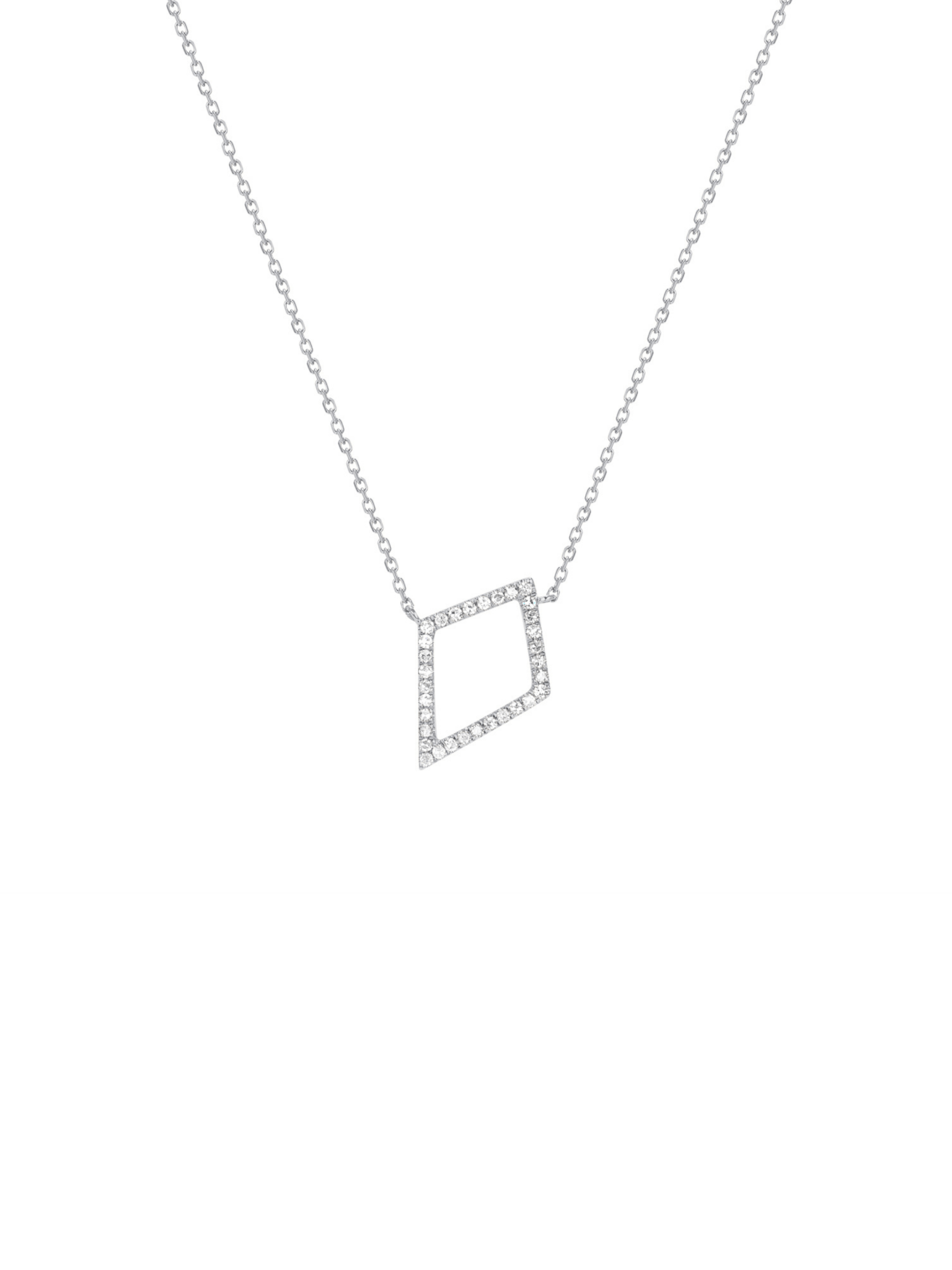 Kite Diamond Necklace 14K - LeMel