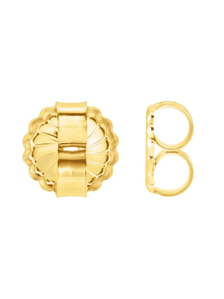 Medium Butterfly Earring Backs 14K