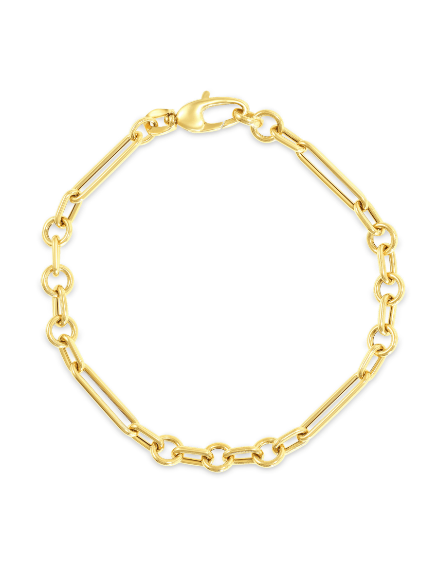 Curb Chain Bracelet 14K – LeMel