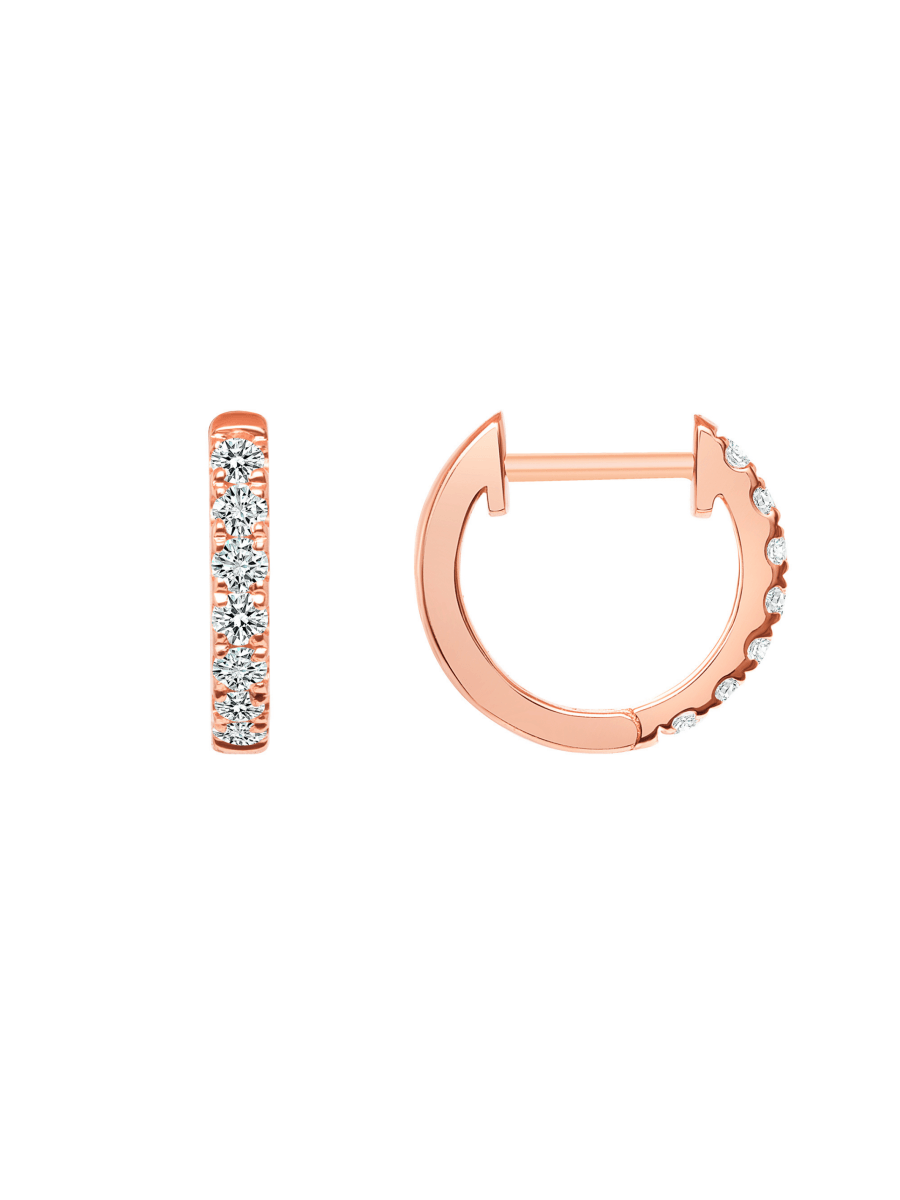 Perfect Diamond Huggie 14K - LeMel