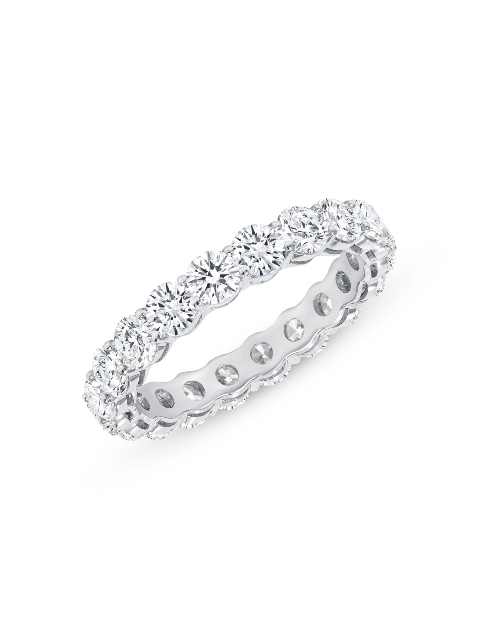 Round Diamond Eternity Band 14K - LeMel