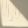 Custom Initial Necklace 14K