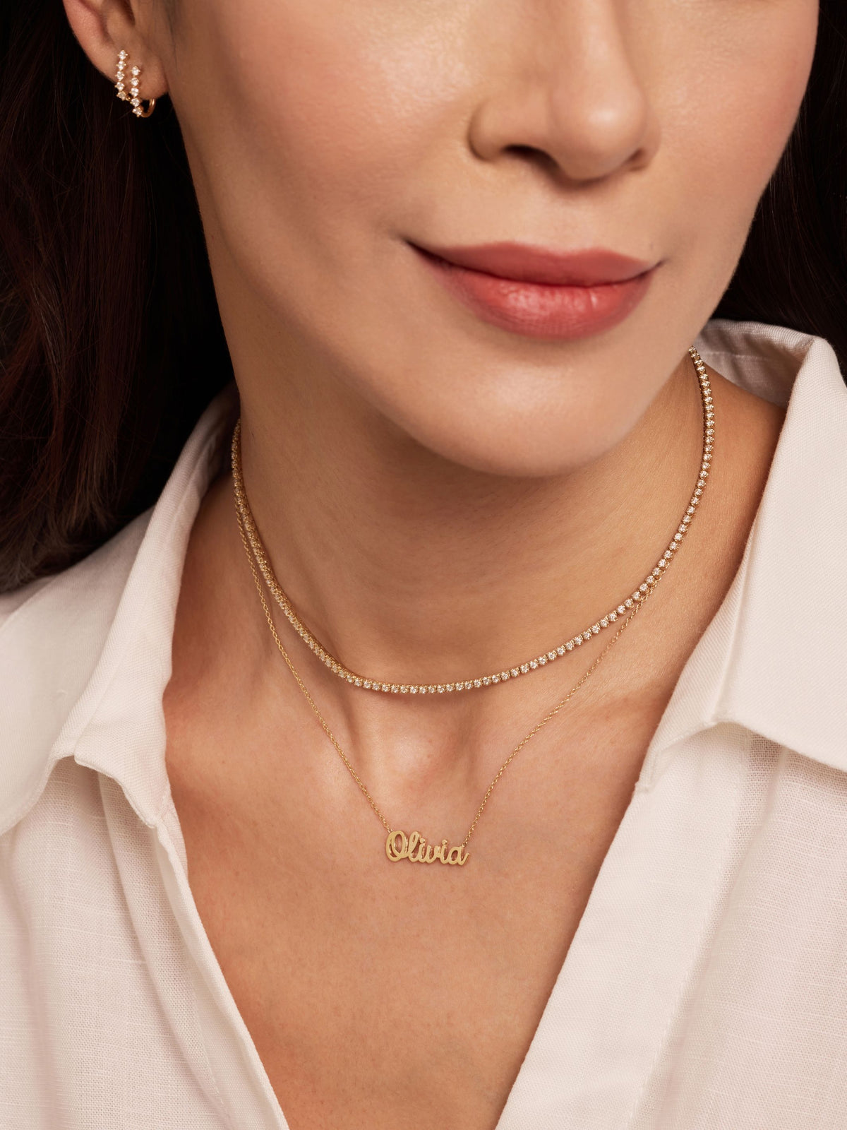Name Necklace 14K