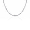 Lab Diamond Tennis Necklace 14K 20.13ctw
