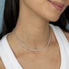 Graduated Diamond Tennis Necklace 14K - Eternity