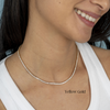 Graduated Diamond Tennis Necklace 14K - Eternity
