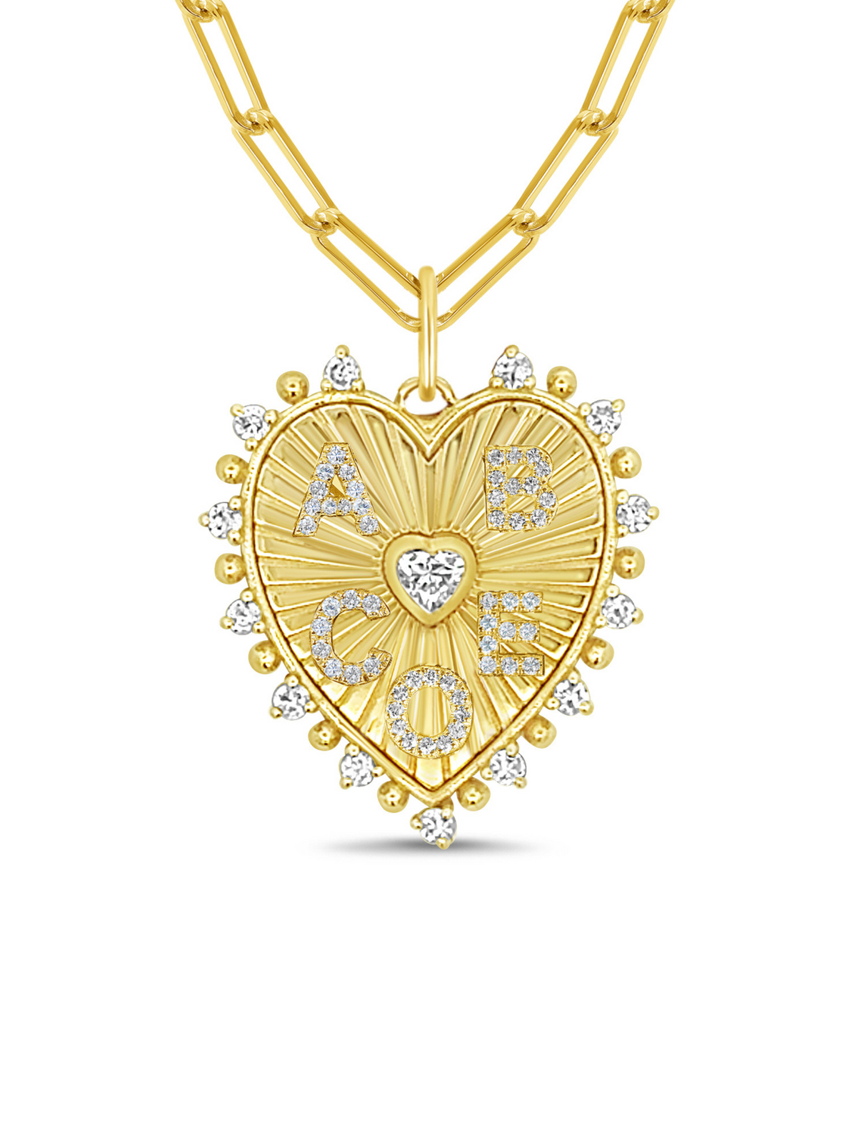 The Family Heart Pendant 14K