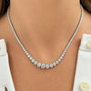 Lab Diamond Riviera Tennis Necklace 14K