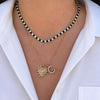 Dee Alternating Blue Sapphire and CZ Tennis Necklace + Bracelet Set