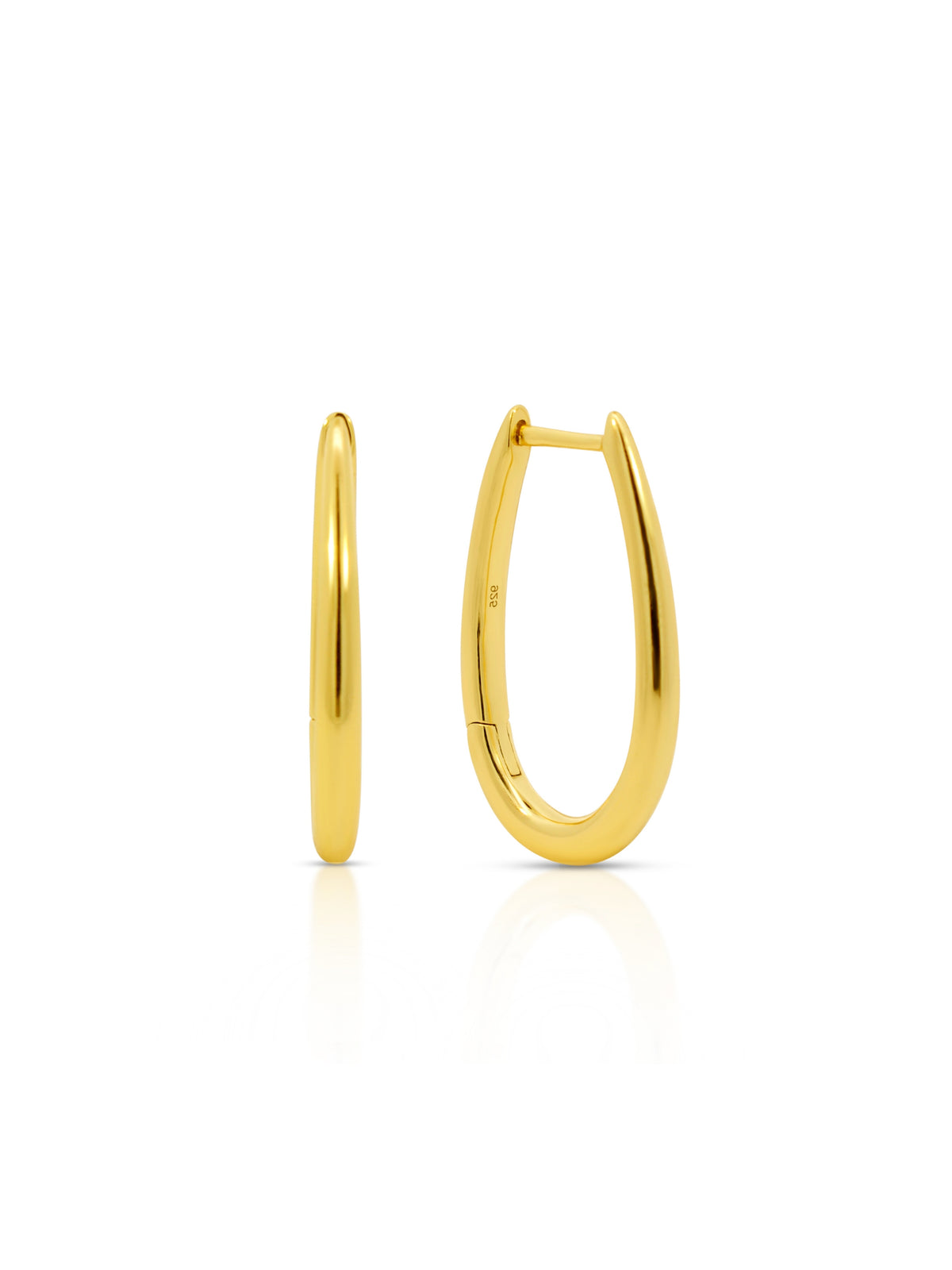 Audrey Oval Hoop Earrings