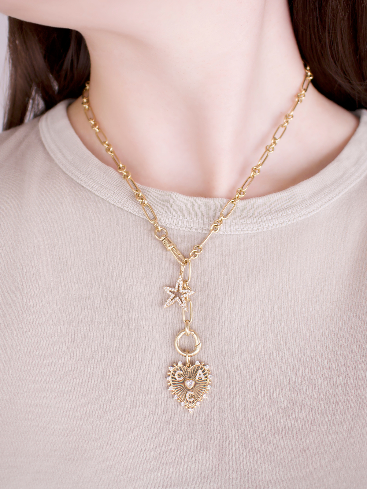 Baker's Starfish Pendant 14K