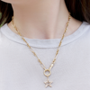Baker's Starfish Pendant 14K