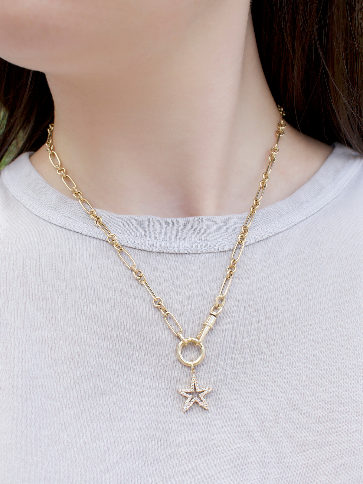 Baker's Starfish Pendant 14K