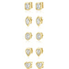 Beck Bezel Diamond Stud Earring 14K