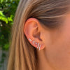 Bella Diamond Bar Stud 14K
