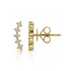 Bella Diamond Climber Stud Earring 14K