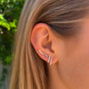 Bella Diamond Climber Stud Earring 14K