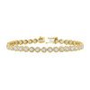Bryn Bezel Tennis Bracelet 14K