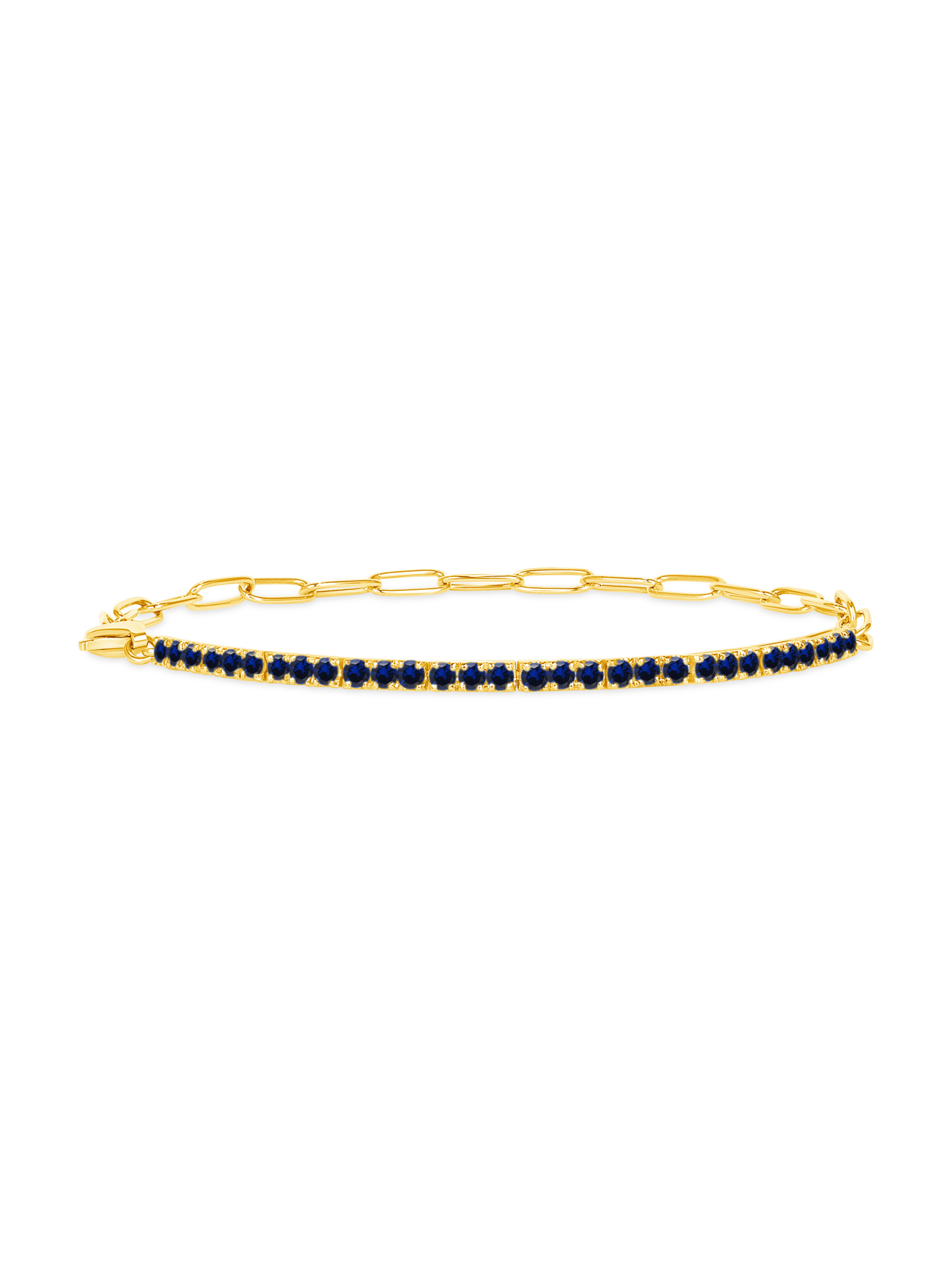 Birthstone Tennis Bracelet - September 14K