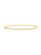 Birthstone Tennis Bracelet 14K