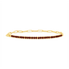 Birthstone Tennis Bracelet - January 14K