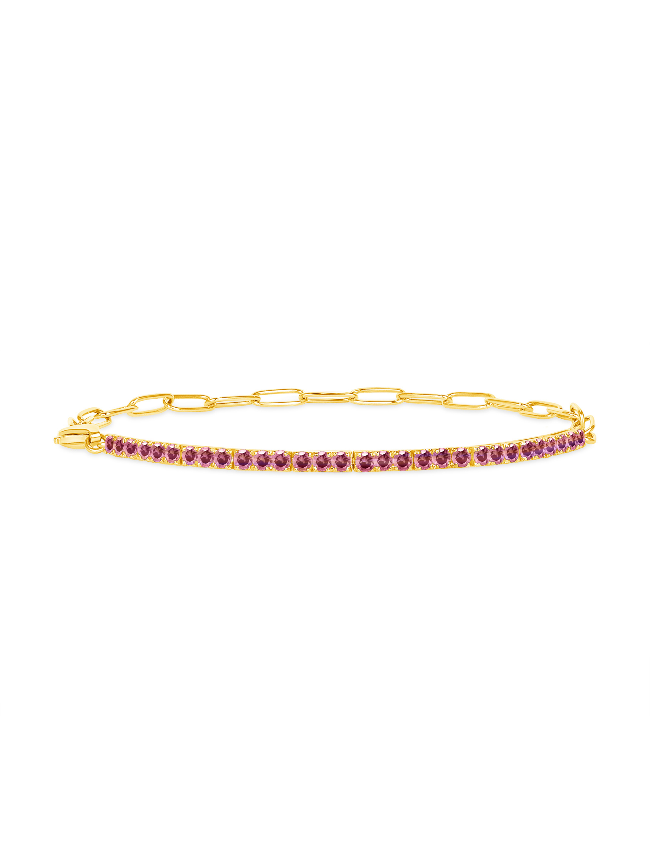 Birthstone Tennis Bracelet - October 14K