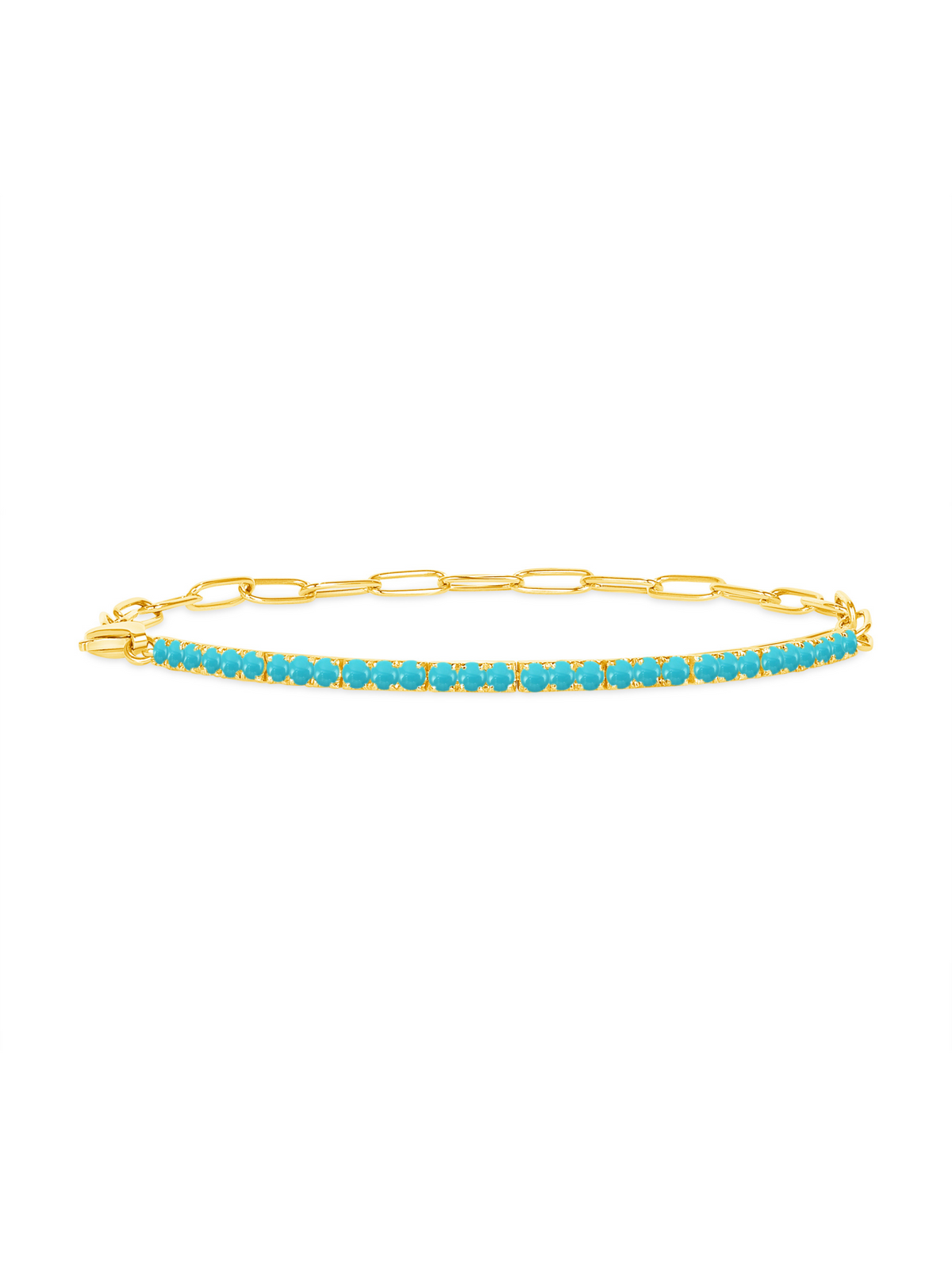Birthstone Tennis Bracelet - December 14K