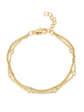 Image of: Blaire Bezel CZ Chain Bracelet