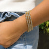 Blaire Bezel CZ Tennis Bracelet
