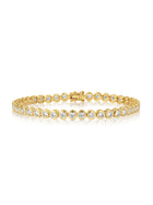 Blaire Bezel CZ Tennis Bracelet