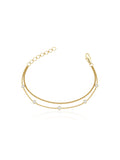 Image of: Blaire Bezel CZ Chain Bracelet