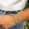 Blaire Bezel CZ Tennis Bracelet