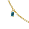 Add a Baguette Birthstone 14K