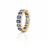 Brit Bezel Sapphire Ring 14K