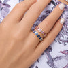 Brit Bezel Sapphire Ring 14K