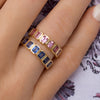 Brit Bezel Sapphire Ring 14K